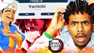 HE CAN GUESS ANY DEMON SLAYER CHARACTER YOU CAN THINK OF 😱 (IMPOSSIBLE GAME)!?