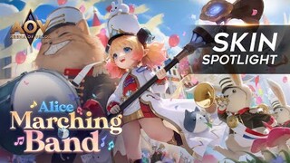 Alice Marching Band  Skin Spotlight - Garena AOV (Arena of Valor)