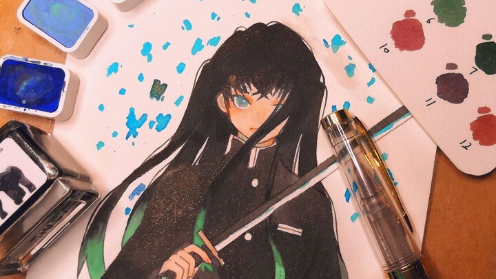 [Gambar]Tokitou Muichirou Dengan Tinta Berwarna