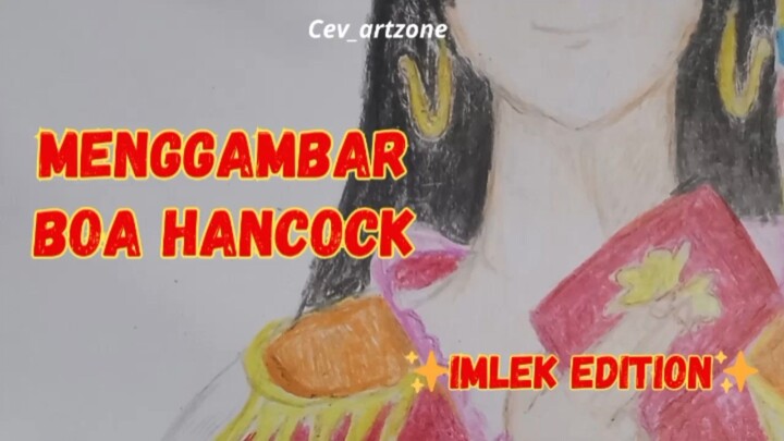 Menggambar si Putri Ular Cantik, Boa Hancock
