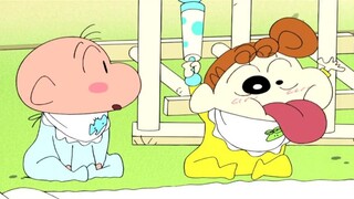 [Anime]Hima plays with babies like Shin-chan did|<Crayon Shin-chan>