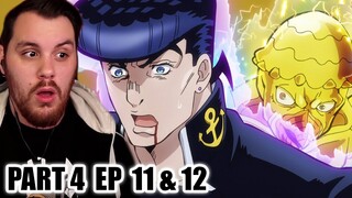 JoJo's BIZARRE ADVENTURE Part 4 Episode 11 and 12 REACTION (Diamond is Unbreakable)