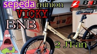 SEPEDA MINION VICKY BNB,7 SPEED SHIMANO DISCBRAKE HARGA 2 JT-AN