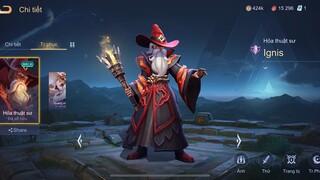 Liên Quân Mobile - Review Skin Ignis Hoả Thuật Sư