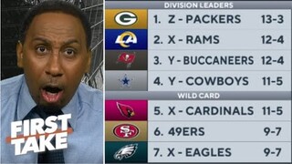 FIRST TAKE | Stephen A. breaks NFC Playoff Picture - NFC team you trust most after Packers?