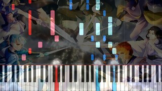 [Qin Yu] "Song of Qiangjian" Rainbow Blue derivative piano score