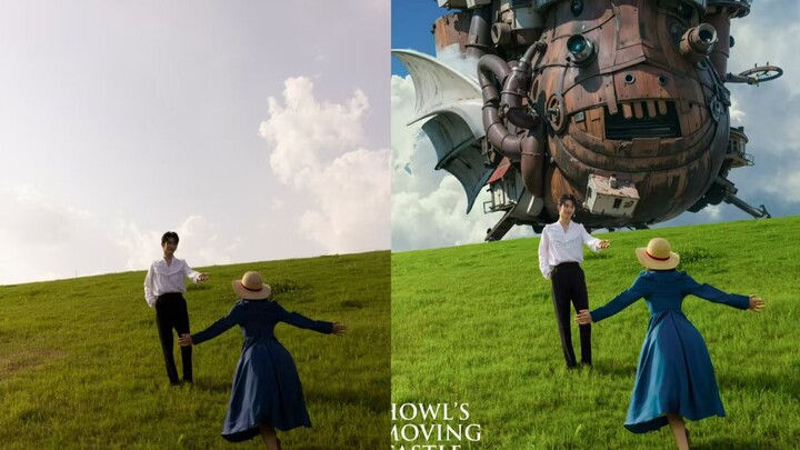 Photo Editing Comparison | When I Brought Howl’s Moving Castle into My Photos