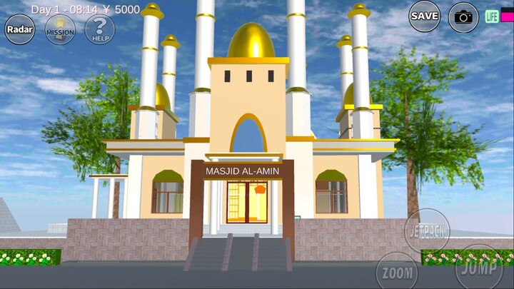 Lihat Masjid Pesiapan Tarawih Sakura School Simulator