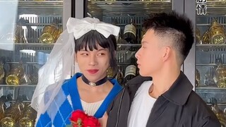 跟男生一起合照那不就是结婚照吗！