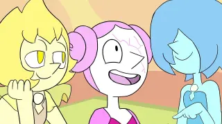 Pearl Squad ( Blue Pearl, Yellow Pearl, White Pearl, Pink Pearl)  Steven Unverse comic Episode 77