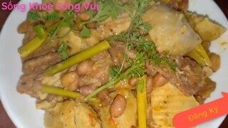 MÓN BÒ LÁT CHAY KHO KHOAI CAO. BÒ KHO CHAO. MÓN ĂN DÀNO NGƯỜH CHI ĂN CHAY 147