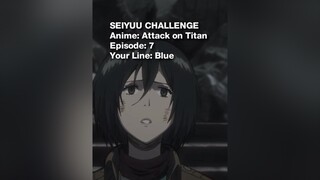 fyp AttackOnTitan aot snk mikasa foryourpage xyzbca anime seiyuu seiyuuchallenge