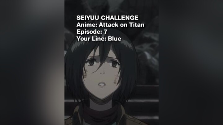 fyp AttackOnTitan aot snk mikasa foryourpage xyzbca anime seiyuu seiyuuchallenge