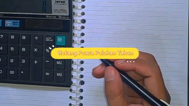 Hutang Puasa Puluhan Tahun Wajib di bayar