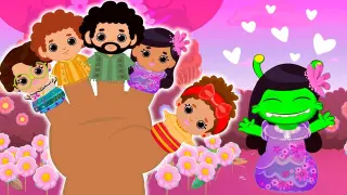 New! Finger Family Song with Encanto Characters! | Singing with Groovy The Martian Nursery Rhymes!