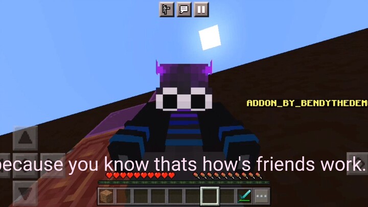 white cum kill my friend in Minecraft