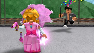 I Became PRINCESS PEACH in Roblox Murder Mystery 2!