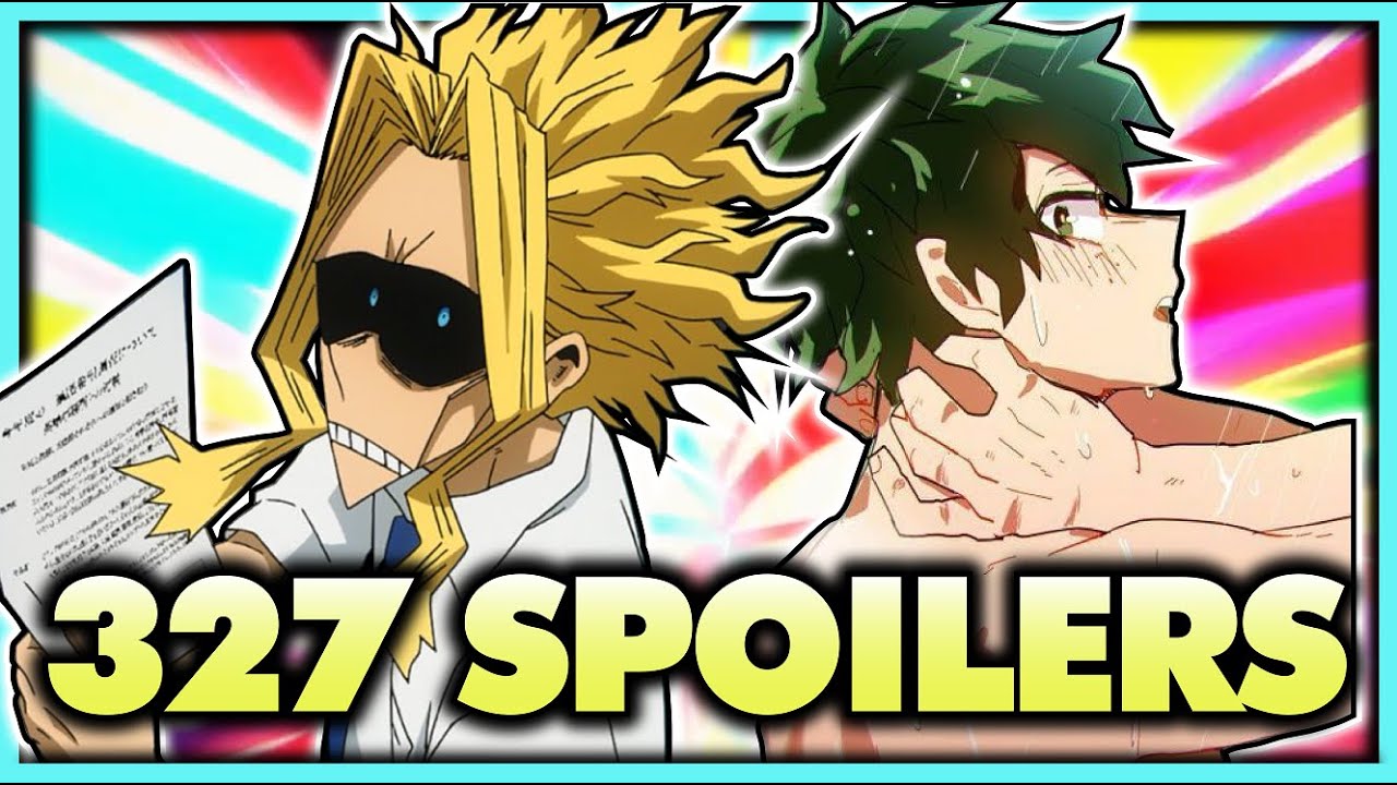 ALL MIGHT and MIDORIYA have THAT TALK! EVERYBODY gets NAKED! | My Hero  Academia Chapter 327 Review - Bstation