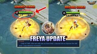 FREYA'S UPDATE IN ADVANCE SERVER - IS IT GOOD OR BAD? - MLBB