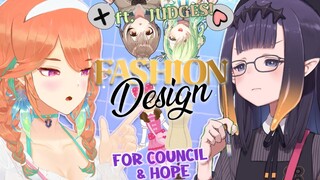 【FASHION DESIGN BATTLE】Making Outfits For Council & Hope VS INA'NIS #kfp #キアライブ