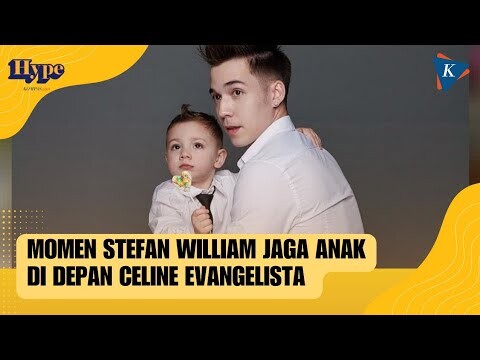 Momen Stefan William Asuh Anak di Hadapan Celine Evangelista