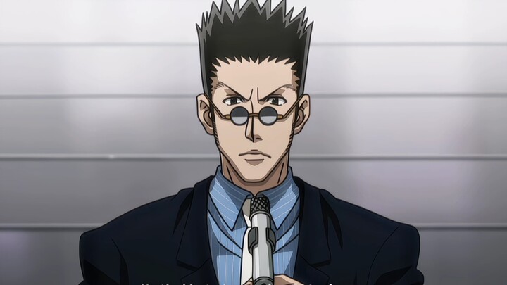 Leorio's classic punch to King Fulishi