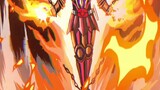 Saat Kamen Rider Emperor menggunakan kartu Yu-Gi-Oh (Dark Archmage Chapter)