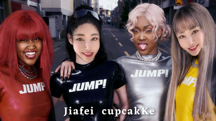 cupcakKe/เจี่ยเฟย - JUMP (ผลิตภัณฑ์เต้าตัน) BLACKPINK สีดำ