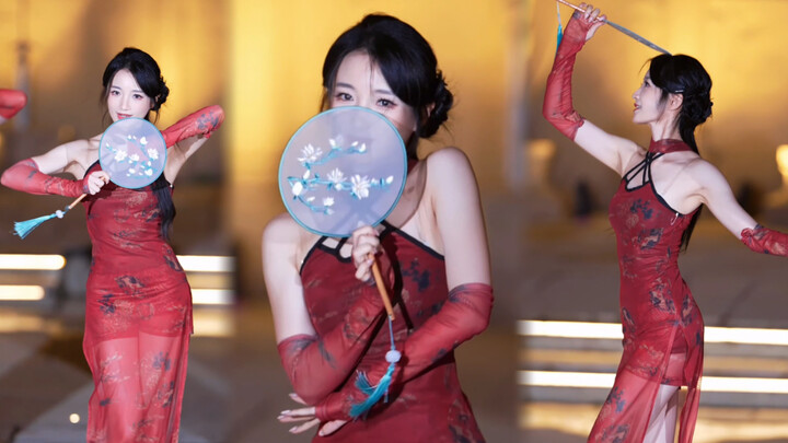Mây tưởng áo xiêm, hoa tưởng dung nhan; gió xuân phả qua lan can, sương đọng thắm nồng｜Biên đạo múa 
