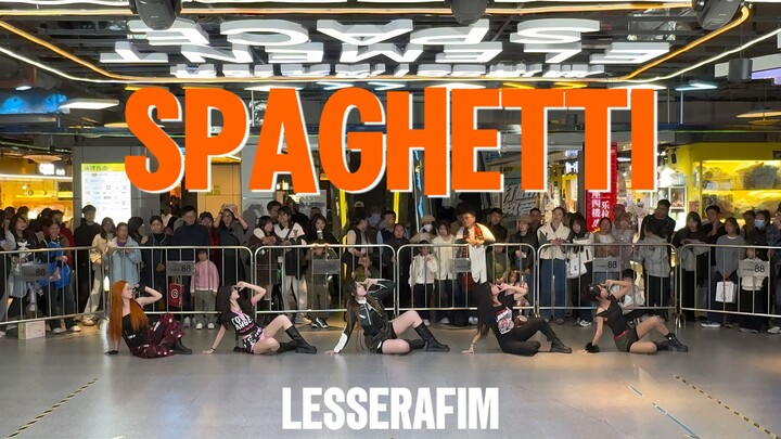 【LESSERAFIM】โปรดระวัง! นี่ไม่ใช่สปาเกตตีธรรมดา | สปาเกตตี หางโจว เฉาจี ฉีเป่า โรดโชว์ | วงเต้นรำ wal