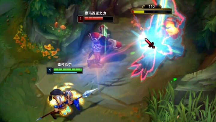 Garen jungler? Dalam 5 menit saja, dia sudah mendapat “paket level 1” gratis dariku!!