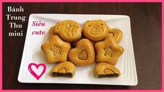 Bánh Trung Thu Mini -Sử dụng mật ong làm vỏ bánh rất ngon | Tra My Cooking