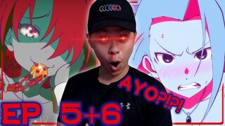 SHE'S SO FREAKY!! | The Idaten Deities Know Only Peace Episode 5 & 6 Reaction