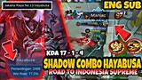 Shadow Combo Hayabusa ! Hyper Carry Maniac ! Road to Indonesia Supreme ! Mobile Legends !