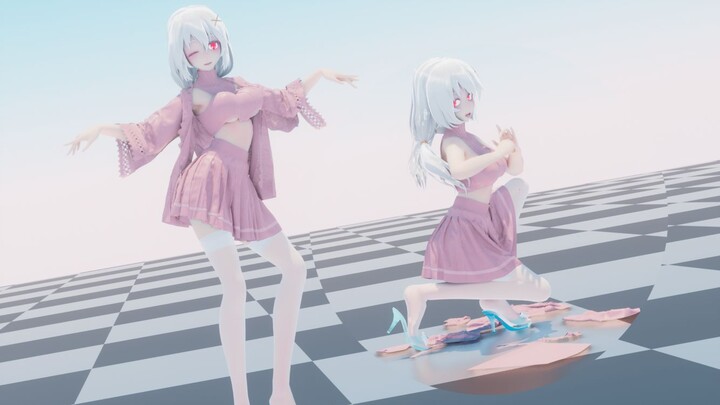 【MMD/Fabric/Haku】How did this dress fall off~(⊙o⊙) Weak sound-Woman