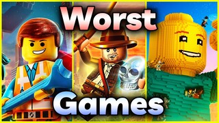 Top 5 WORST LEGO Games Ranked (Before Skywalker Saga)