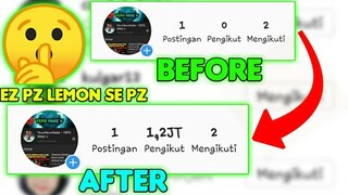 CARA MENAMBAH FOLLOWERS INSTAGRAM MELEDAK TERBARU 2020 😎 EZ PZ LEMON SE PZ