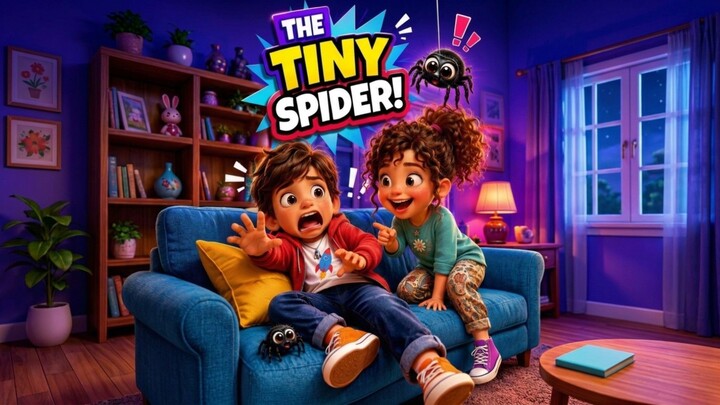 The Tiny Spider Scared Him! 😂🕷️ | Funny Kids Cartoon