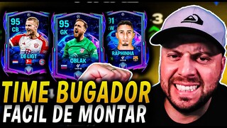 GANHEI muitas CARTAS nos PACK open e MONTEI 1 TIME BUGADOR no fc 24 mobile