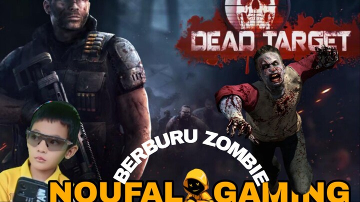 main game tembak zombie di dead target, zombie nya makin cepat