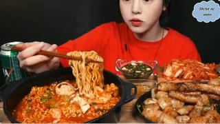 Mì cay đậu hủ non, bộ đồ lòng phần 2 #anngonmoingay
