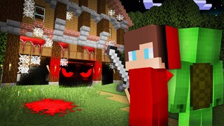 WHO Is DRAGGED in Scary JJ and Mikey HOUSE in Minecraft Challenge - Maizen JJ and Mikey