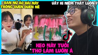 BẠN NỮ ÁO DÀI ĐEO KÍNH TRONG TRUYỀN THUYẾT VÀ NHỮNG LOẠI KẸO TUỔI THƠ | HÙNG AKIRA XEM TIK TOK VN