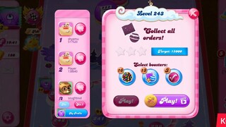 CANDY CRUSH SAGA LEVEL 243 (NEW VERSION)