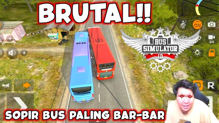 MOMENT BRUTAL WINDAH BASUDARA MENJADI SOPIR BUSSID