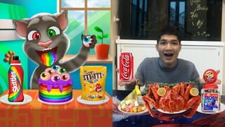 Chú Xí Muội bắt chước mèo Tom 🐱❤️ Muội Vlog - bắt trend ep 1