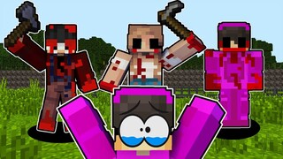 KILLER JEYJEY hunts me in MINECRAFT ! | TAGALOG |