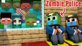 Monster School : Escape Evil Police The Security City - Minecraft Animation