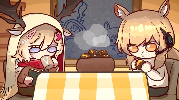 [Arknights animation] Toàn bộ số tiền thu được từ video này sẽ được chuyển đến Viviana để ăn hạt dẻ 