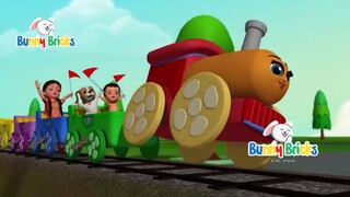 Baby Train Nursery Rhymes Baby & Kids Songs | Bunny Bricks